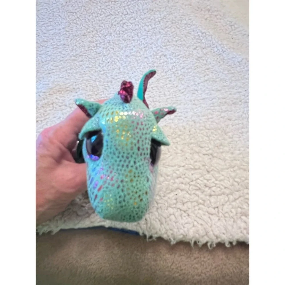 Ty Beanie Boos Cinder‎ the Green Dragon Plush Toy 6